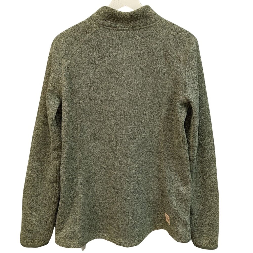 The North Face Crescent Ridge Shawl Collar Pullover Women’s Large Olive Green - Picture 3 of 5